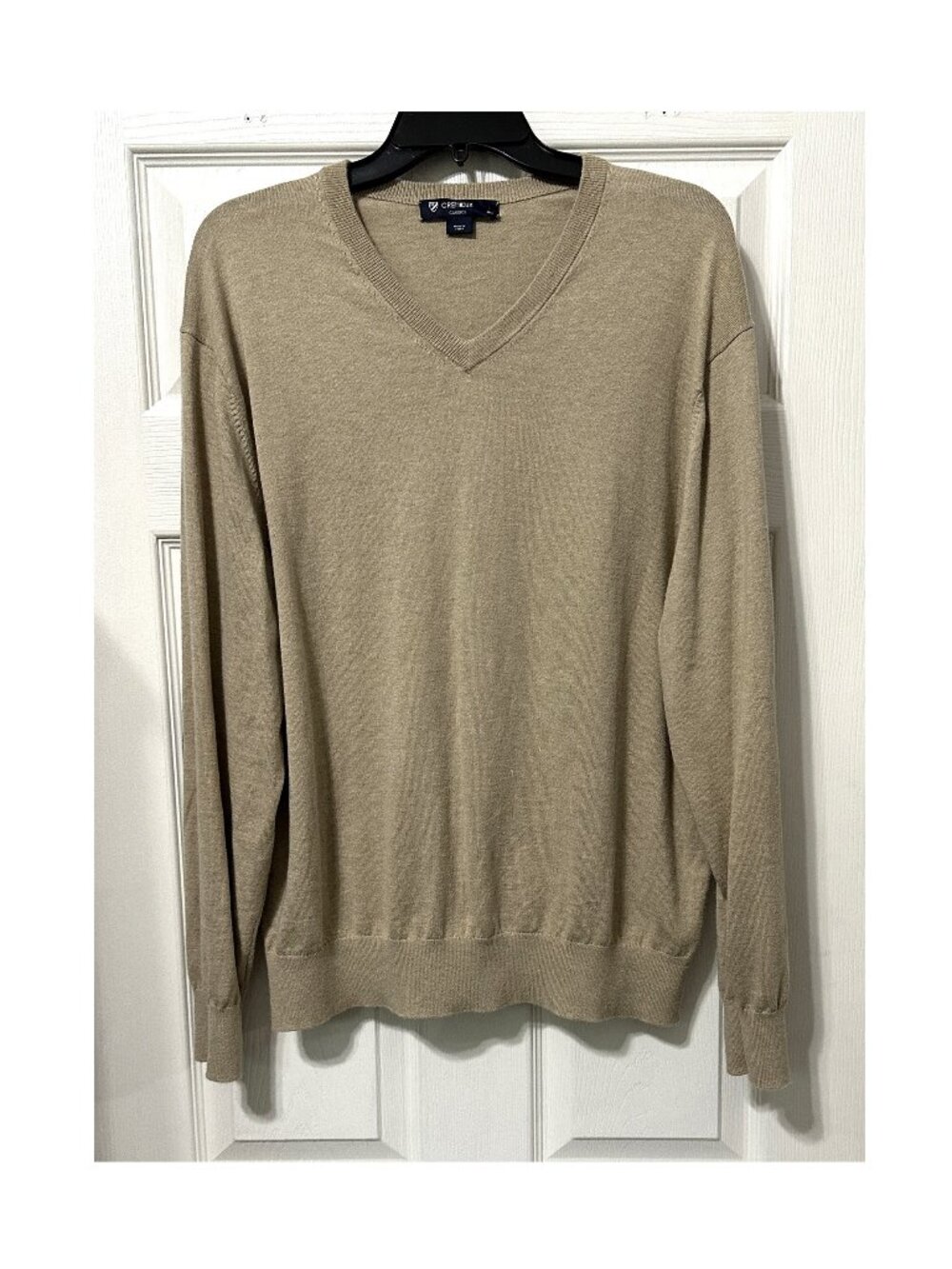 Cremieux Classic Tan Sweater Men's Size L
